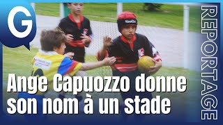 Reportage  Ange Capuozzo donnera son nom au Stade des 2 Ponts [upl. by Leamiba]