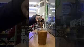 Vanilla Latte shorts asmr korea drink vanilla latte coffee [upl. by Minier]