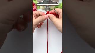 💕💕 Rope braiding skills sharing Handwoven basics teaching Pendant jewelry knotting tutor 18 💕💕 [upl. by Matty700]