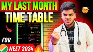 Last 2 months time table for NEET 2024🔥100 Selection ‼️neet neet2024 [upl. by Ahseem]