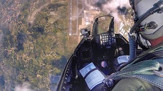 2017 F16 Demo  RioNegro Colombia  InCockpit GoPro [upl. by Ahsinit752]