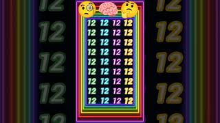 Find the 12 in 21 😱💯 Eye 👁️ ke test test 99�il  math  puzzle  mathematics  education  gk [upl. by Eirroc971]