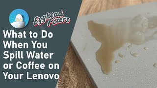 What to Do When You Spill Water or Coffee on Your Lenovo Laptop  StepByStep Guide [upl. by Ginger]