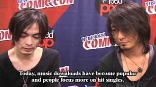 Boom Boom Satellites Interview from New York Anime Festival 2010 [upl. by Dorcia]