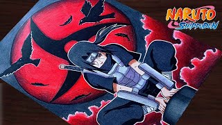 How to DrawquotUchiha itachiquotstep by step Tutorial for beginners NarutoShippuden [upl. by Isyed]