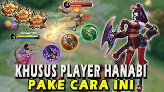 TIPS JAGO HANABI TERBARU❗BUILD EMBLEM DAN ITEM TERSAKIT HANABI❗GAMEPLAY HANABIMOBILE LEGENDS mlbb [upl. by Teeniv]