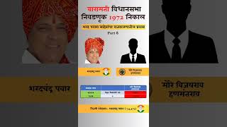 Sharad Pawar Assembly election journey  Baramati Assembly election 1972 result  Part 8 election [upl. by Omland]