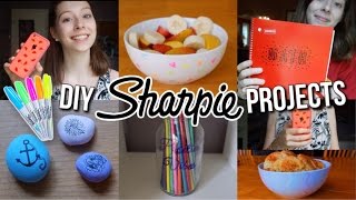 DIY Sharpie Projects 5 Ways to Use Sharpie Pens [upl. by Tikna]