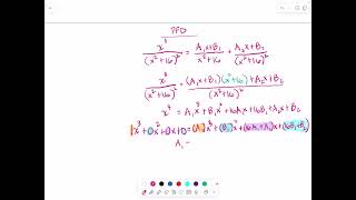 Calculus II 85 Partial Fractions Part 4 Repeating Quadratic Factors [upl. by Joash152]