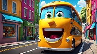 The Wheels on the Bus  Nursery Rhymes for Kids  SingAlong amp Educational Songs [upl. by Ahsenat]