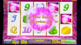 London Casino Slots session via the O2 Lucky Lady’s Charm  Book of Ra etc  Some max bet bonuses [upl. by Acirdna399]