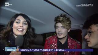 Sanremo 2018  Larrivo dei Big nella città dei fiori  La Vita in Diretta 05022018 [upl. by Ertnom]