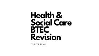 Health amp Social Care BTEC Coursework Tips [upl. by Bensky]