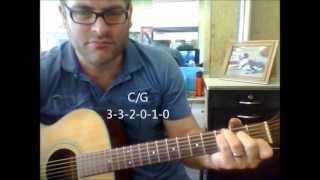 How to play CG guitar chord Slash Chords [upl. by Silverts]