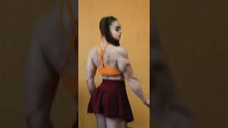 julia vins ♥️ short gym bodybuilding workout [upl. by Letsirhc]