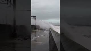 Wild weather in Saltcoats [upl. by Novar]