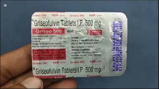 Griseo 500 Tablet  Griseo Tablet  Griseofulvin Tablets  Griseo 500mg Tablet Uses Side effects [upl. by Rehnberg]