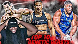 Football Player React To Top 10 GENETIC FREAKS Of Rugby  The Ultimate BEAST MODE ATHLETES [upl. by Latouche]