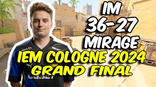 CS2 POV NAVi iM 3727 vs Vitality Mirage IEM Cologne 2024 Grand final [upl. by Aseel]