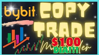 BYBIT COPY TRADING COPIAR UM TRADER PROFESSIONAL [upl. by Anilrac]