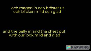 Karlsborgsvisan  The karlsborg song english and swedish lyrics [upl. by Bourque19]