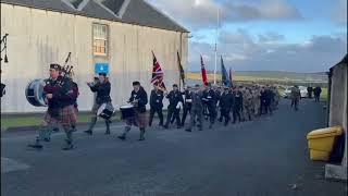 Remembrance Day Shetland 2024 [upl. by Salomi714]