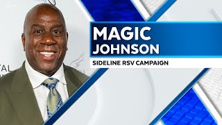 Magic Johnson Raises Awareness for RSV in Adults Over 60 [upl. by Scholem]