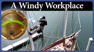 Windy Work Installing Navigation Electronics  Ep 307  Acorn to Arabella Journey of a Wooden Boat [upl. by Anail492]