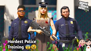 GTA 5 Police Hardest Traning For Kiara 😨😫Franklin Shocked For Shinchan 💔Michael 😡 Ps Gamester [upl. by Cobb]