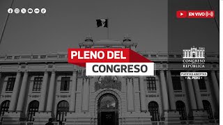 EN VIVO Sesión del PlenoDelCongreso  18 DE SEPTIEMBRE DEL 2024 [upl. by Hahcim]