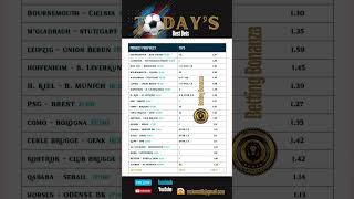 Monkeys predictions for tomorrow games🎯😎 tips footballbetting dailyodds sportsbetting shorts [upl. by Ymmit7]