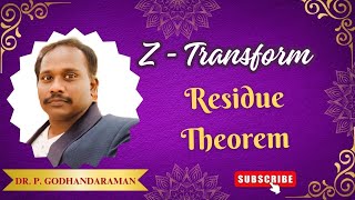 Residue Theorem  z transform  21MAB201T  Transform and Boundary Value Problem  Engg Maths III [upl. by Toomin223]