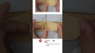 How to Fold a Beautiful Swan tutorial shorts origami papercraft swan animals cute [upl. by Fulviah]