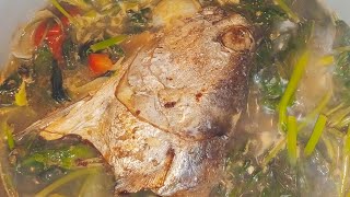 Tinola Fish Soup with Tamarind Sinabawang Isda na may Sampalok CravingCookEat [upl. by Adehsar]