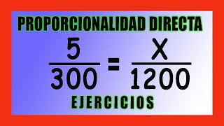 ✅👉 Proporcionalidad Directa Problemas [upl. by Sacrod]