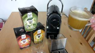 Teekapseln in Nespresso Pixie Maschine getestet [upl. by Cad383]