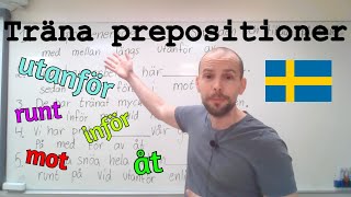 Träna prepositioner övning SFI [upl. by Kelci549]