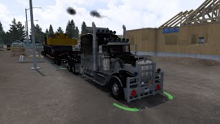 KENWORTH W900  LIEBHERR LTM1300 CRANE 65 TONNES [upl. by Raynell812]