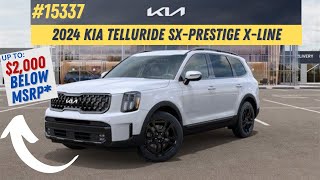 2024 Kia Telluride SXPrestige XLine  Glacial White Pearl  Tulsa Oklahoma City Dallas  15337 [upl. by Etnoj]