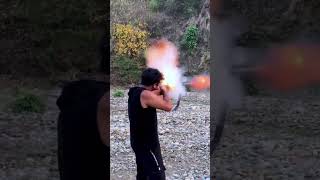 Muzzleloader gun fire [upl. by Goar]