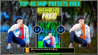 Top 40 Xmp Premium Presets Free Lightroom New Pack 💥ᴥ ᴄᴏʟᴏᴜʀ ʙʏ ᴢɪᴤᴀɴ 4ᴋ ᴥ💥‌ 2025 [upl. by Cenac72]