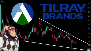 Tilray Brands Forming BULLISH Falling Wedge [upl. by Aduhey280]