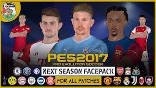 PES 2017 NEXT SEASON FACEPACK 2024  COMPATIBLE FOR ALL PATCHES [upl. by Siobhan206]