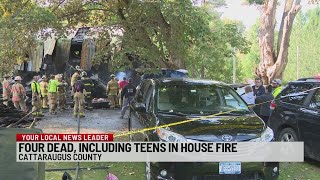 4 dead including multiple teens in Cattaraugus County house fire [upl. by Mahseh]