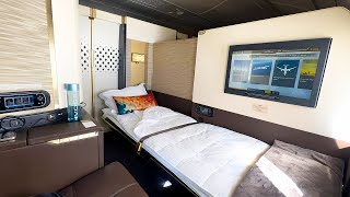 Etihad Airways A380 First Class Apartment  London to Abu Dhabi  Full Flight Experience  Lounge [upl. by Indys]