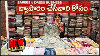 New Collection For Sarees amp Dress Business Arbaz textiles Biggest Sareees Wholesaler in Hyderabad [upl. by Ajnat]