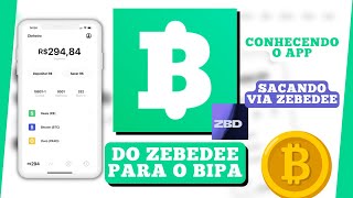 💲 Sacando Dinheiro do ZEBEDEE para o BIPA  Conheça o APP e ganhe R 5 em BITCOIN 💲 [upl. by Letreece]