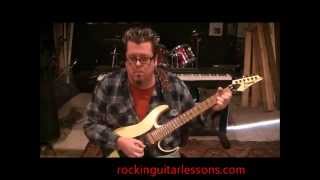 SAMMY HAGAR  Heavy Metal  Guitar Lesson by Mike Gross  How to play  Tutorial [upl. by Eile]