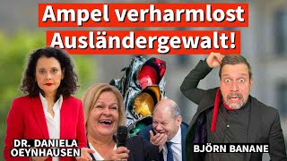 Ampel verharmlost Ausländergewalt [upl. by Annoyik183]