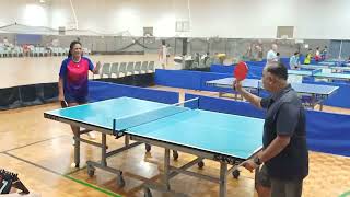 2024 south pennants table tennis div 2 Maha Saad vs Santosh Kulkarni set 1 [upl. by Aihsenod947]